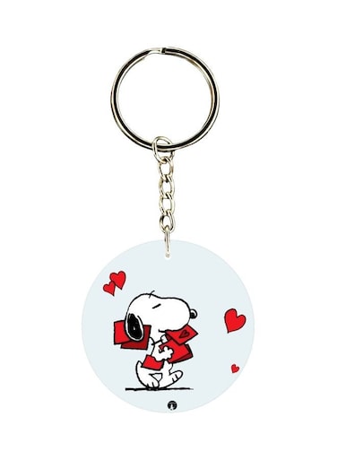 Cartoon Themed Dual Sided Keychain