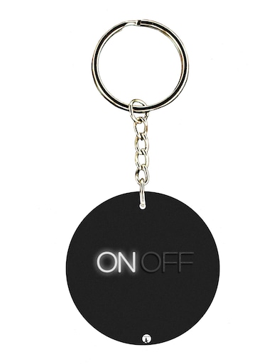 English Phrases Double Side Printed Keychain
