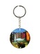 Nature Printed Dual Sided Keychain
