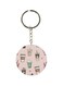 Cup Printed Single Sided Keychain
