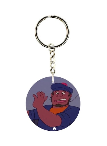 Adnan And Lina Anime Printed Keychain
