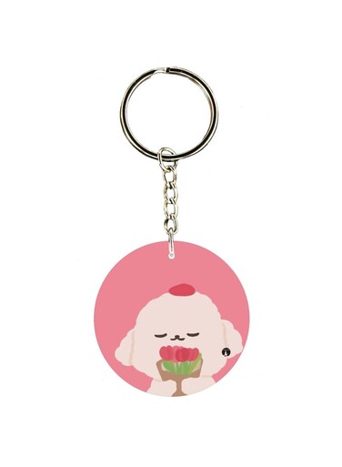 Printed Single Sided Keychain