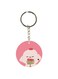 Printed Single Sided Keychain