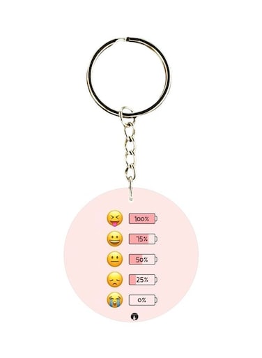 Emoji Smiley Themed Keychain