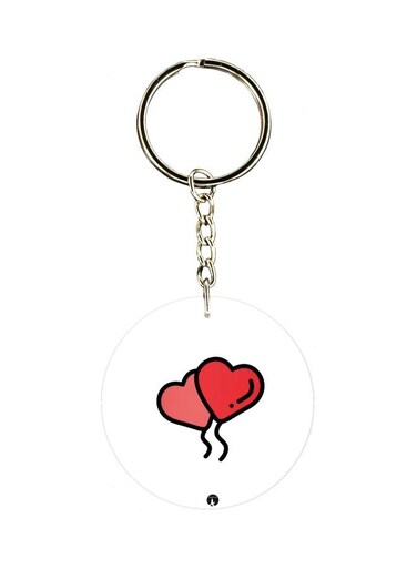 Cartoon Themed Single Sided Keychain