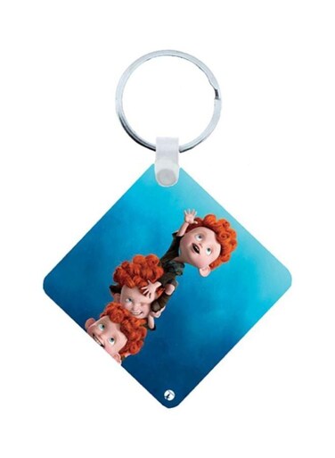 Brave From Disney Printed Wooden Keychain