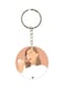 Double Sided Woman Printed Keychain