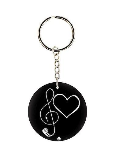 Printed Single Sided Keychain