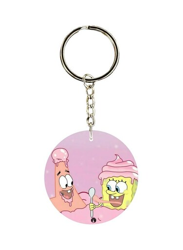 Cartoon Printed Keychain