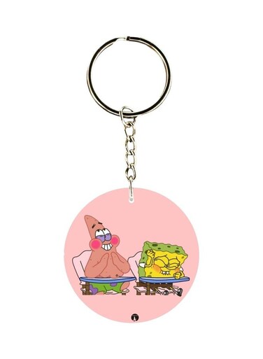 Cartoon Printed Keychain
