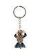 Cartoon Girl Printed Double Sided Keychain