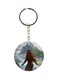 Cartoon Girl Printed Keychain