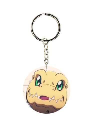 Anime Digimon Printed Keychain
