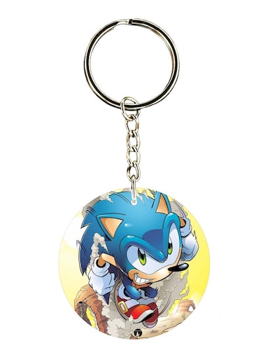 Sonic Printed Keychain