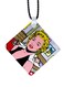 Pop Art Printed Car Mirror Pendant