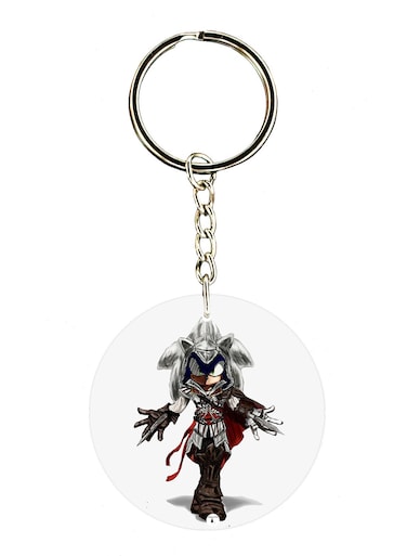 Sonic Printed Keychain