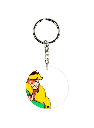 Single Sided Character Printed Keychain