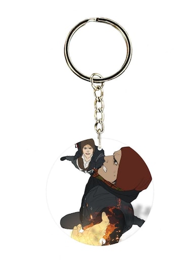 Infamous Second Son Printed Keychain