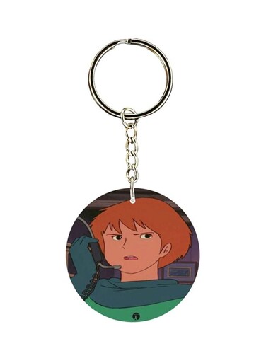 Anime Adnan And Lina Printed Keychain
