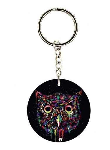 Owl Double Side Printed Keychain