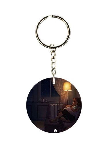 Human Figure Printed Keychain
