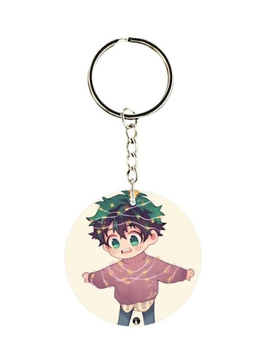 Cartoon Charecter Printed Key Chain