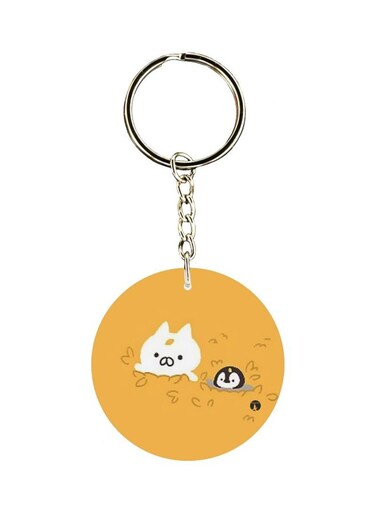 Cartoon Printed Keychain
