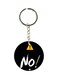 No Printed Keychain