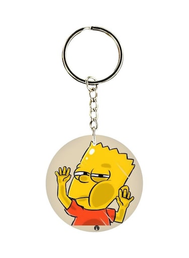 Cartoon Printed Keychain