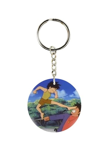 Adnan And Lina Anime Printed Keychain