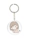 Cartoon Girl Printed Single Sided Keychain