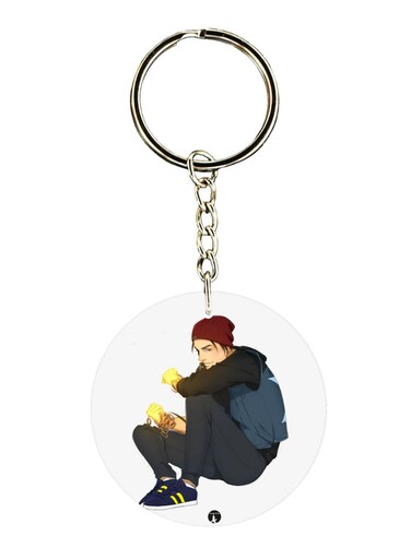 Double Sided Infamous Second Son Printed Keychain