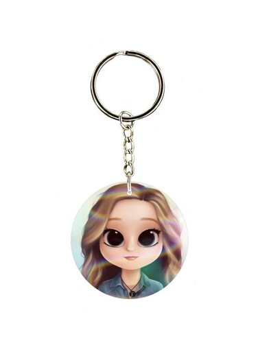 Cartoon Themed Single Sided Key Chain
