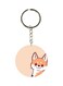 Cartoon Dog Printed Keychain