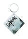 English Phrases Wooden Keychain