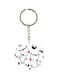 Cat Printed Single Sided Keychain