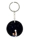 Double Sided Calvin And Hobbes Printed Keychain