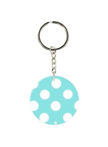 Cartoon Themed Single Sided Keychain