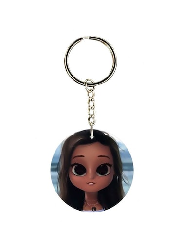 Cartoon Themed Single Sided Key Chain