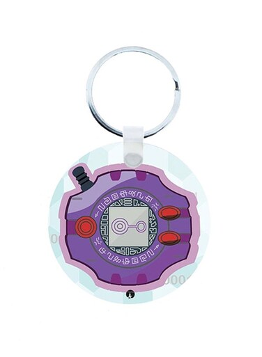 Digim0n Anime Wooden Keychain