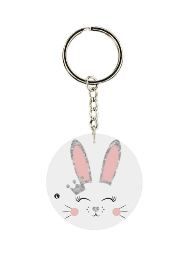 Cartoon Themed Single Sided Keychain