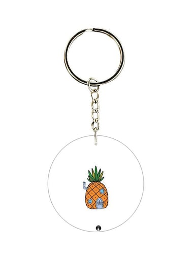 SpongeBob's Pineapple House Printed Double Sided Keychain