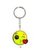 Double Sided Emoji Printed Keychain