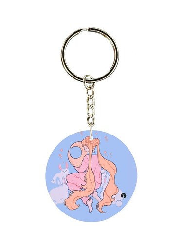 Cartoon Character Printed Keychain