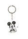 Double Sided Mickey Mouse Printed Keychain