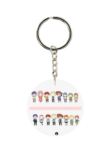 Anime Digimon Printed Keychain