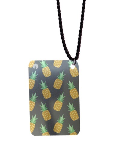 Pineapples Printed Car Mirror Pendant