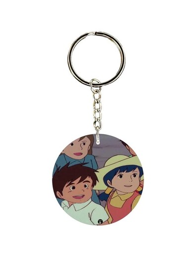 Adnan And Lina Anime Printed Keychain