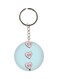Cartoon Heart Printed Keychain