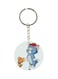 Double Sided Tom And Jerry Printed Keychain